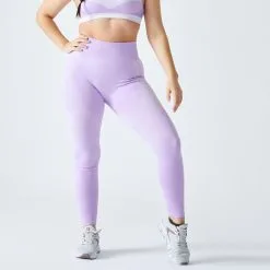 Leggings Mallas Fitness Tiro Alto Seamless Mujer Domyos 900 Negro 13 Leggings Mallas Fitness Tiro Alto Seamless Mujer Domyos 900 Negro -tienda de equipos de fitness leggings mallas fitness tiro alto seamless mujer domyos 900 violeta
