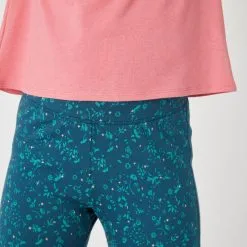 Domyos Leggings Mallas Gimnasia Deportiva Algodón Transpirable Niños Azul Marino -tienda de equipos de fitness leggings mallas gimnasia deportiva algodon transpirable nios azul marino 3