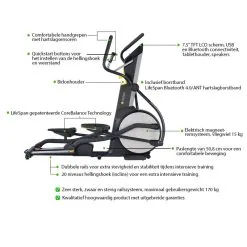 LifeSpan Fitness Bicicleta Elíptica E3i+ 10 LifeSpan Fitness Bicicleta Elíptica E3i+ -tienda de equipos de fitness lifespan fitness bicicleta eliptica e3i 3