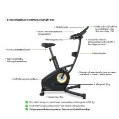 LifeSpan Fitness Bicicleta Estática Semiprofesional C5i Auto Generado -tienda de equipos de fitness lifespan fitness bicicleta estatica semiprofesional c5i auto generado 2