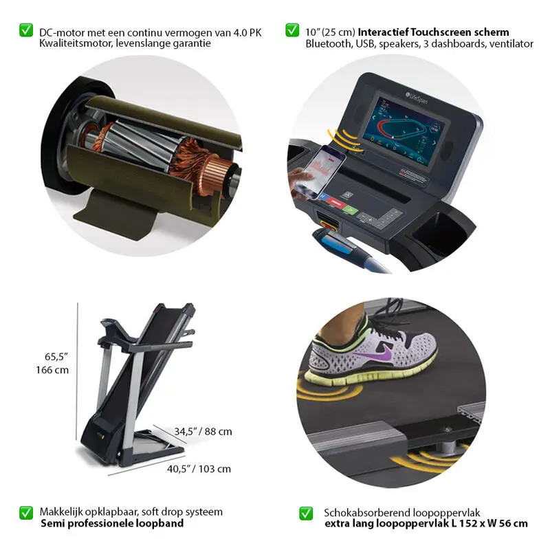 LifeSpan Fitness Cinta De Correr TR5500iT 7 LifeSpan Fitness Cinta De Correr TR5500iT - Imagen 5