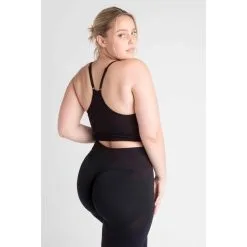 AESTHETIC WOLF LOEWI Scrunch Seamless Sujetador Deportivo Fitness - Mujer - Negro -tienda de equipos de fitness loewi scrunch seamless sujetador deportivo fitness mujer negro 1