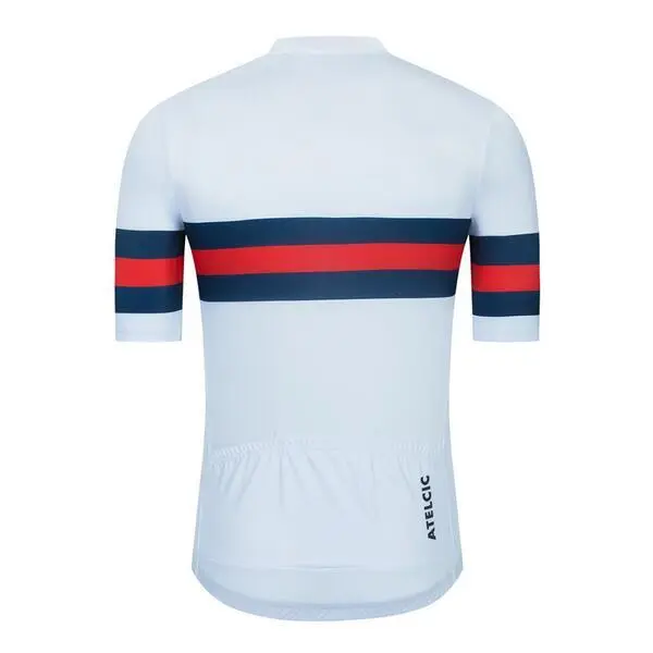 Maillot De Ciclismo Manga Corta Verano Hombre Atelcic KIBO E9 Blanco 4 Maillot De Ciclismo Manga Corta Verano Hombre Atelcic KIBO E9 Blanco - Imagen 2