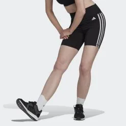 ADIDAS Mallas Cortas Training Essentials High-Waisted 3 Bandas