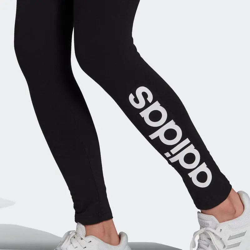 Mallas Leggings Adidas Fitness Mujer Linear Negro 6 Mallas Leggings Adidas Fitness Mujer Linear Negro - Imagen 4