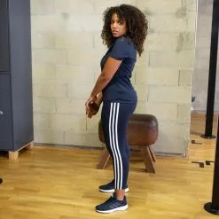 Mallas Leggins Adidas 3S Mujer Azul -tienda de equipos de fitness mallas leggins adidas 3s mujer azul 2