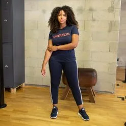 Mallas Leggins Adidas 3S Mujer Azul -tienda de equipos de fitness mallas leggins adidas 3s mujer azul 3