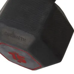 CORENGTH Mancuerna Musculación Crosstraining Hex Dumbbell Negro Hexagonal 15 kg -tienda de equipos de fitness mancuerna musculacion crosstraining hex dumbbell negro hexagonal 15 kg 1