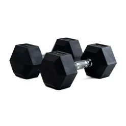 BODYTONE Mancuernas De Goma Hexagonales Profesionales 12Kg -tienda de equipos de fitness mancuernas de goma hexagonales profesionales 12kg 1