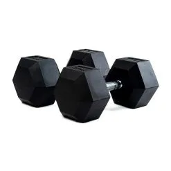 BODYTONE Mancuernas De Goma Hexagonales Profesionales 27Kg