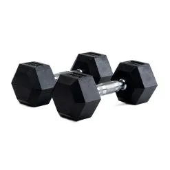 BODYTONE Mancuernas De Goma Hexagonales Profesionales 7,5Kg -tienda de equipos de fitness mancuernas de goma hexagonales profesionales 75kg 1