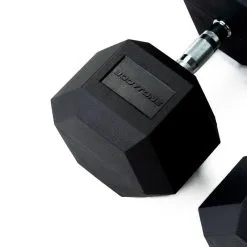 BODYTONE Mancuernas De Goma Hexagonales Profesionales 7,5Kg -tienda de equipos de fitness mancuernas de goma hexagonales profesionales 75kg 3