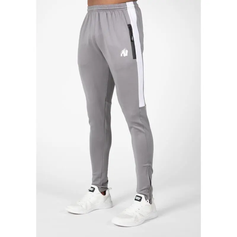 Pantalón Chándal Fitness Largo Elástico Hombre GORILLA WEAR Benton Gris 3 Pantalón Chándal Fitness Largo Elástico Hombre GORILLA WEAR Benton Gris