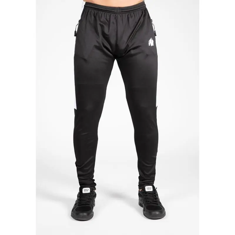Pantalón Chándal Fitness Largo Elástico Hombre GORILLA WEAR Benton Negro 4 Pantalón Chándal Fitness Largo Elástico Hombre GORILLA WEAR Benton Negro - Imagen 2