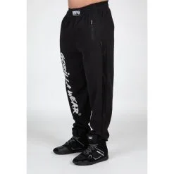 Pantalón Chándal Fitness Largo Hombre GORILLA WEAR Augustine OldSchool Negro -tienda de equipos de fitness pantalon chandal fitness largo hombre gorilla wear augustine oldschool negro 1