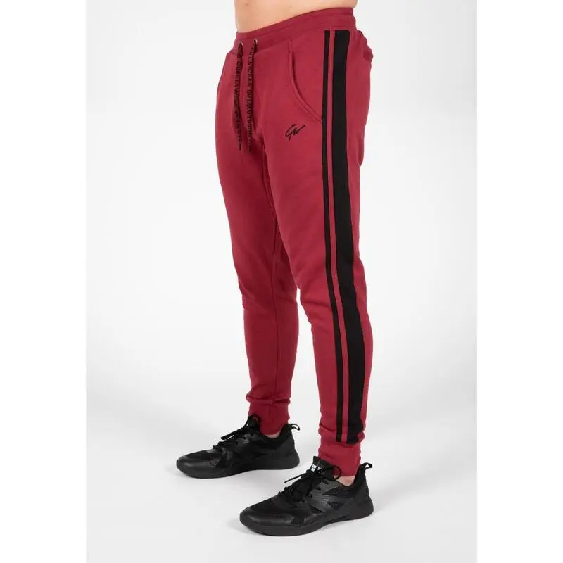 Pantalón Chándal Fitness Largo Hombre GORILLA WEAR Banks Negro 8 Pantalón Chándal Fitness Largo Hombre GORILLA WEAR Banks Negro - Imagen 6