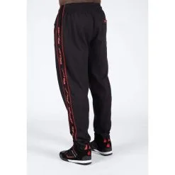 Pantalón Chándal Fitness Largo Hombre GORILLA WEAR Buffalo Negro Rojo -tienda de equipos de fitness pantalon chandal fitness largo hombre gorilla wear buffalo negro rojo 1