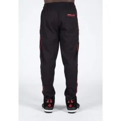Pantalón Chándal Fitness Largo Hombre GORILLA WEAR Buffalo Negro Rojo -tienda de equipos de fitness pantalon chandal fitness largo hombre gorilla wear buffalo negro rojo 2