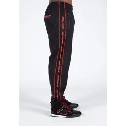 Pantalón Chándal Fitness Largo Hombre GORILLA WEAR Buffalo Negro Rojo -tienda de equipos de fitness pantalon chandal fitness largo hombre gorilla wear buffalo negro rojo 3