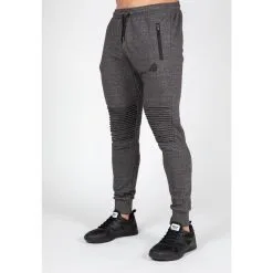 Pantalón Chándal Fitness Largo Hombre GORILLA WEAR Delta Negro 13 Pantalón Chándal Fitness Largo Hombre GORILLA WEAR Delta Negro -tienda de equipos de fitness pantalon chandal fitness largo hombre gorilla wear delta gris