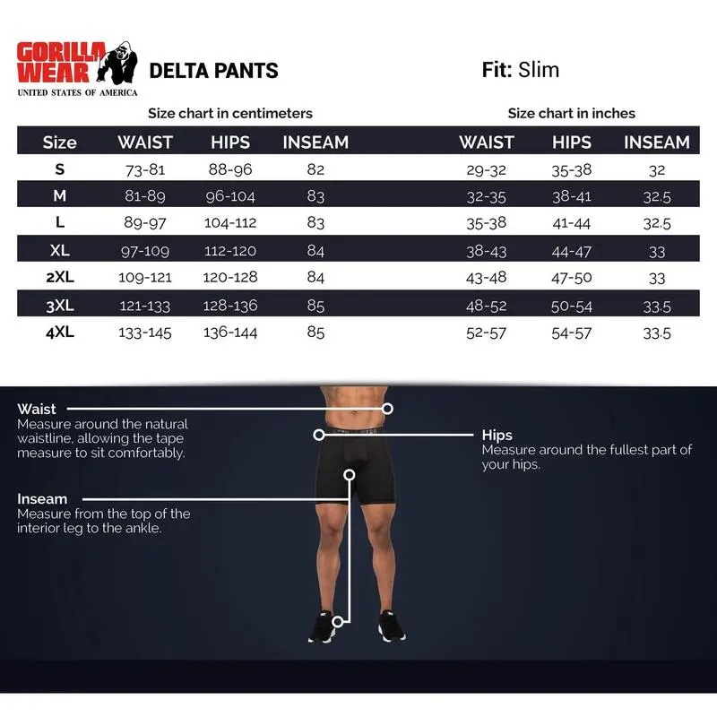 Pantalón Chándal Fitness Largo Hombre GORILLA WEAR Delta Negro 7 Pantalón Chándal Fitness Largo Hombre GORILLA WEAR Delta Negro - Imagen 5