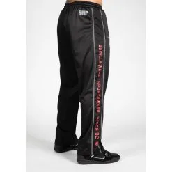 Pantalón Chándal Fitness Largo Hombre GORILLA WEAR FunctionalMesh Negro Rojo -tienda de equipos de fitness pantalon chandal fitness largo hombre gorilla wear functionalmesh negro rojo 2