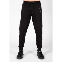 Pantalón Chándal Fitness Largo Hombre GORILLA WEAR Newark Negro -tienda de equipos de fitness pantalon chandal fitness largo hombre gorilla wear newark negro 1