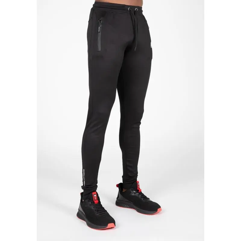 Pantalón Chándal Fitness Largo Hombre GORILLA WEAR Sullivan Negro 4 Pantalón Chándal Fitness Largo Hombre GORILLA WEAR Sullivan Negro - Imagen 2