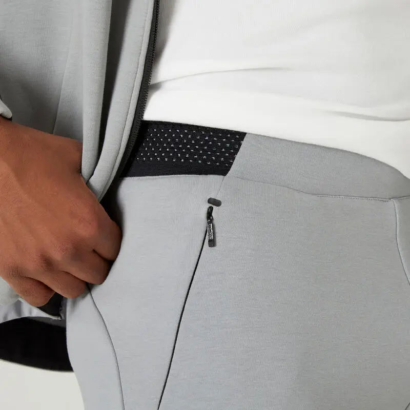 Pantalón Chándal Fitness Slim Hombre Domyos 540 Gris 6 Pantalón Chándal Fitness Slim Hombre Domyos 540 Gris - Imagen 4