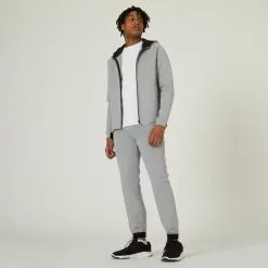 Pantalón Chándal Fitness Slim Hombre Domyos 540 Gris 12 Pantalón Chándal Fitness Slim Hombre Domyos 540 Gris -tienda de equipos de fitness pantalon chandal fitness slim hombre domyos 540 gris 4