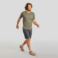 Pantalón Corto De Montaña Y Trekking Hombre Quechua NH100 Fresh Gris -tienda de equipos de fitness pantalon corto de montaa y trekking hombre quechua nh100 fresh gris 2