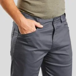 Pantalón Corto De Montaña Y Trekking Hombre Quechua NH100 Fresh Gris -tienda de equipos de fitness pantalon corto de montaa y trekking hombre quechua nh100 fresh gris 3