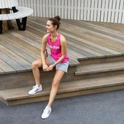 Pantalón Corto Fitness Adidas Mujer Gris -tienda de equipos de fitness pantalon corto fitness adidas mujer gris 3