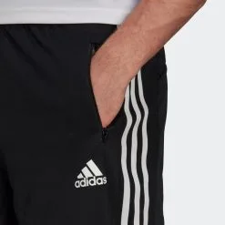 Pantalon Corto Short Adidas Hombre Fitness Negro 3 Rayas -tienda de equipos de fitness pantalon corto short adidas hombre fitness negro 3 rayas 3