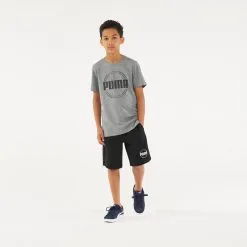 Pantalón Corto Short Puma Gimnasia Niño Y Niña Negro -tienda de equipos de fitness pantalon corto short puma gimnasia nio y nia negro 2