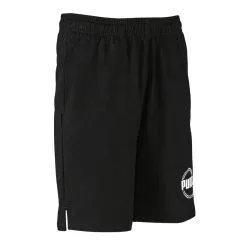 Pantalón Corto Short Puma Gimnasia Niño Y Niña Negro -tienda de equipos de fitness pantalon corto short puma gimnasia nio y nia negro 4