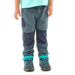 Quechua Pantalón De Montaña Y Trekking Desmontable Niños 2-6 Años MH500 Gris