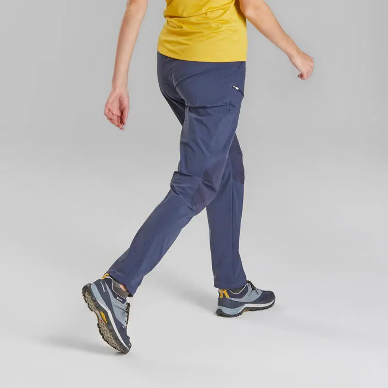 Pantalón De Montaña Y Trekking Mujer Quechua MH500 Azul 4 Pantalón De Montaña Y Trekking Mujer Quechua MH500 Azul - Imagen 2