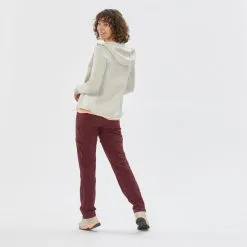 Pantalón Desmontable Montaña Y Trekking Mujer Quechua MH550 Granate 9 Pantalón Desmontable Montaña Y Trekking Mujer Quechua MH550 Granate -tienda de equipos de fitness pantalon desmontable montaa y trekking mujer quechua mh550 granate 1