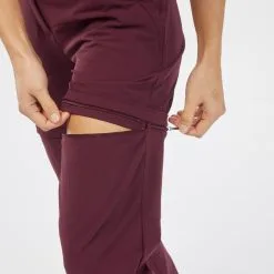 Pantalón Desmontable Montaña Y Trekking Mujer Quechua MH550 Granate 12 Pantalón Desmontable Montaña Y Trekking Mujer Quechua MH550 Granate -tienda de equipos de fitness pantalon desmontable montaa y trekking mujer quechua mh550 granate 4