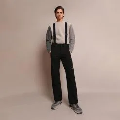 Pantalón Esquí Regular Tirantes Ajustables Hombre SCALPERS ADN SKI PANT Negro -tienda de equipos de fitness pantalon esqui regular tirantes ajustables hombre scalpers adn ski pant negro 1