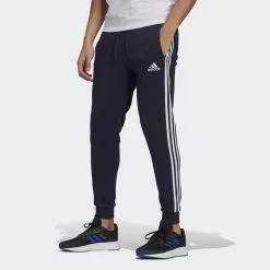 ADIDAS Pantalón Essentials Fleece Fitted 3 Bandas
