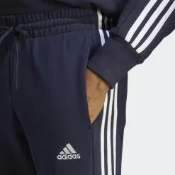 ADIDAS Pantalón Essentials French Terry Tapered Cuff 3 Bandas -tienda de equipos de fitness pantalon essentials french terry tapered cuff 3 bandas 4