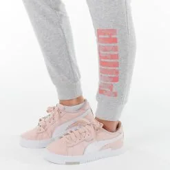 Pantalón Fitness Puma Mujer Gris Algodón Slim -tienda de equipos de fitness pantalon fitness puma mujer gris algodon slim 2