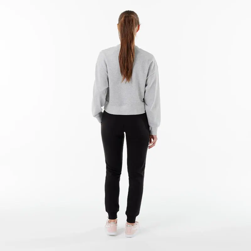 Pantalón Fitness Puma Mujer Negro Algodón Slim 4 Pantalón Fitness Puma Mujer Negro Algodón Slim - Imagen 2