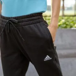 Pantalón Jogger Fitness Adidas Mujer Negro -tienda de equipos de fitness pantalon jogger fitness adidas mujer negro 3