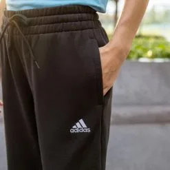 Pantalón Jogger Fitness Adidas Mujer Negro -tienda de equipos de fitness pantalon jogger fitness adidas mujer negro 4