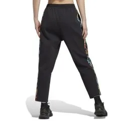 Pantalón Jogger Fitness Adidas Mujer Negro Estampado Floral -tienda de equipos de fitness pantalon jogger fitness adidas mujer negro estampado floral 2