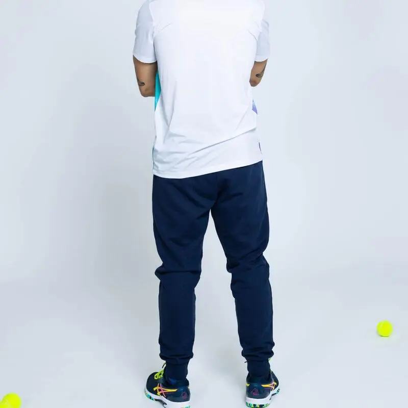 THE RUNNING REPUBLIC Pantalones Chandal 100% Algodón BCI De Hombre TRR Azul Marino 4 THE RUNNING REPUBLIC Pantalones Chandal 100% Algodón BCI De Hombre TRR Azul Marino - Imagen 2