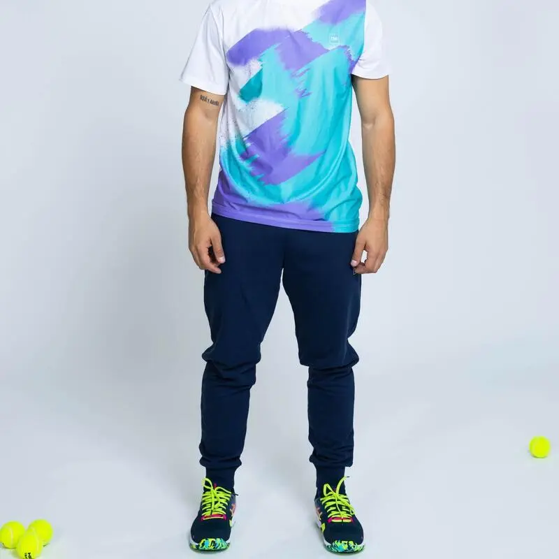 THE RUNNING REPUBLIC Pantalones Chandal 100% Algodón BCI De Hombre TRR Azul Marino 5 THE RUNNING REPUBLIC Pantalones Chandal 100% Algodón BCI De Hombre TRR Azul Marino - Imagen 3